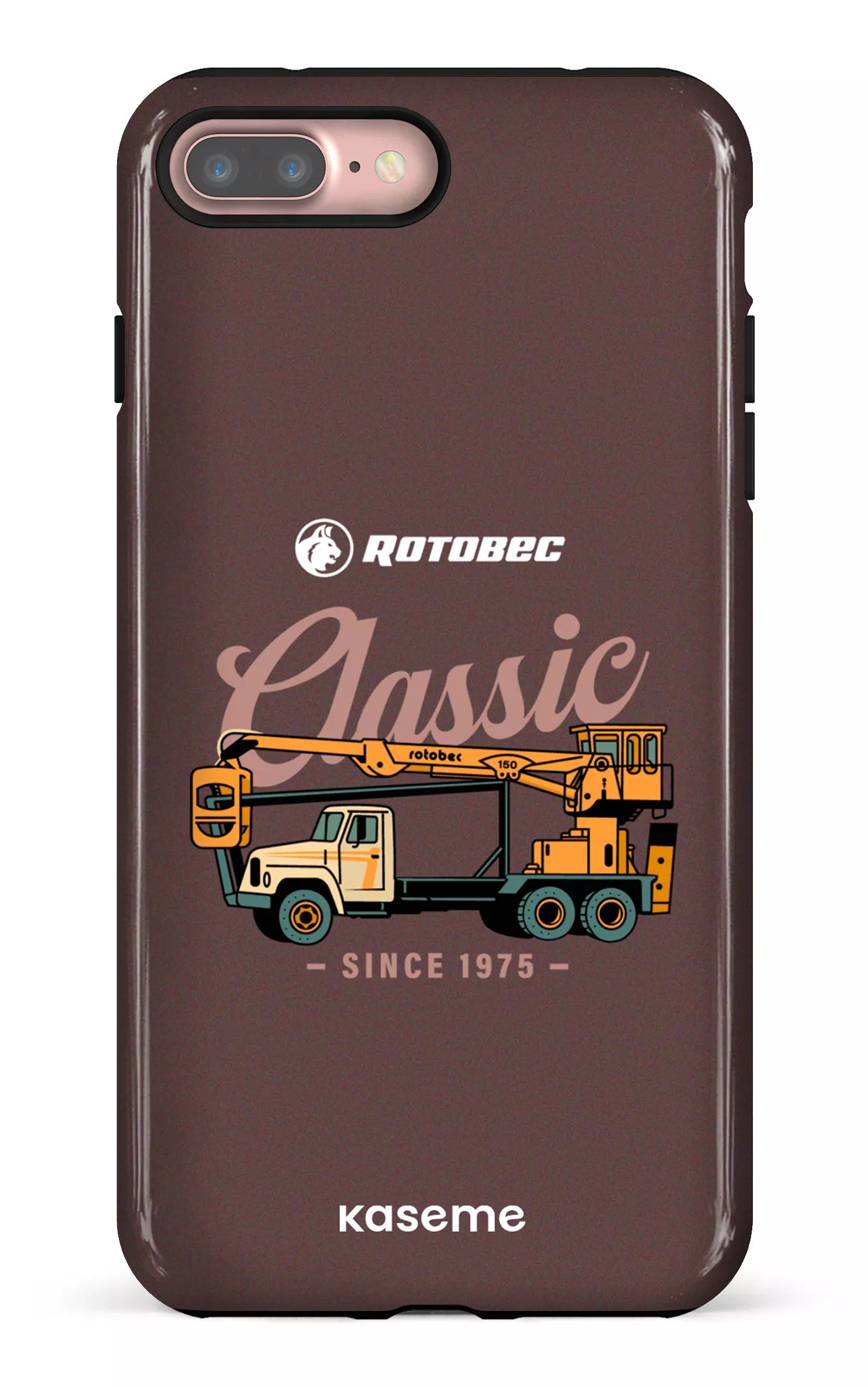 iPhone 7/8 Plus Tough Rotobec Brun "Classic" -