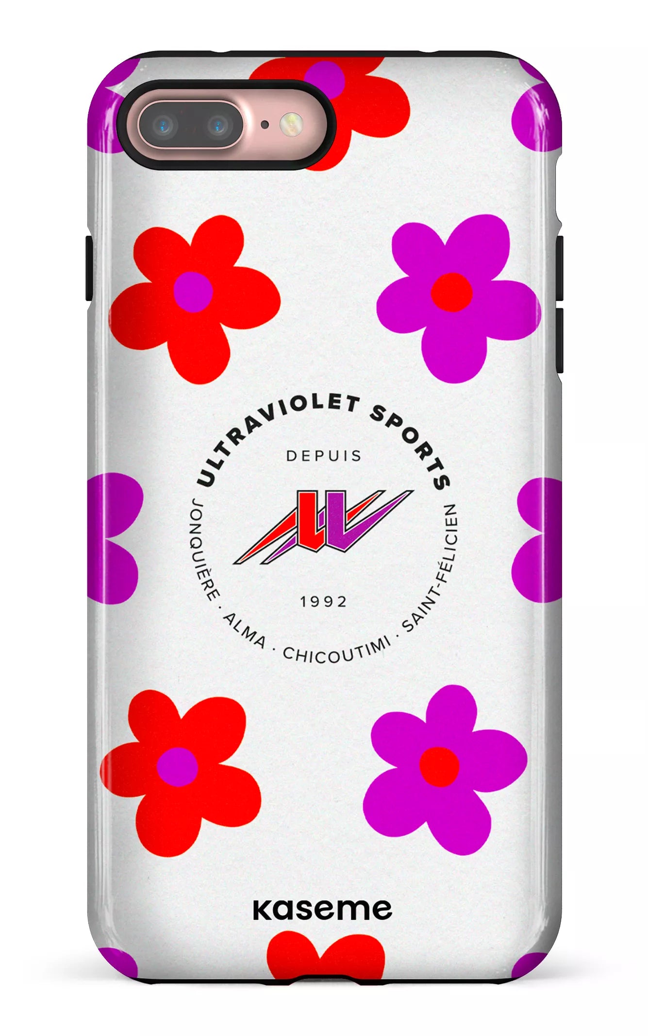 iPhone 7/8 Plus Tough UltraViolet Fleurs -