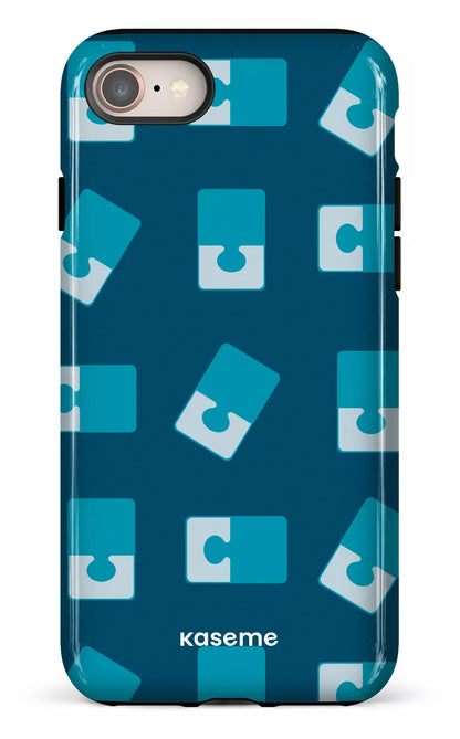 iPhone 7/8 Tough Casse-tête Bleu -