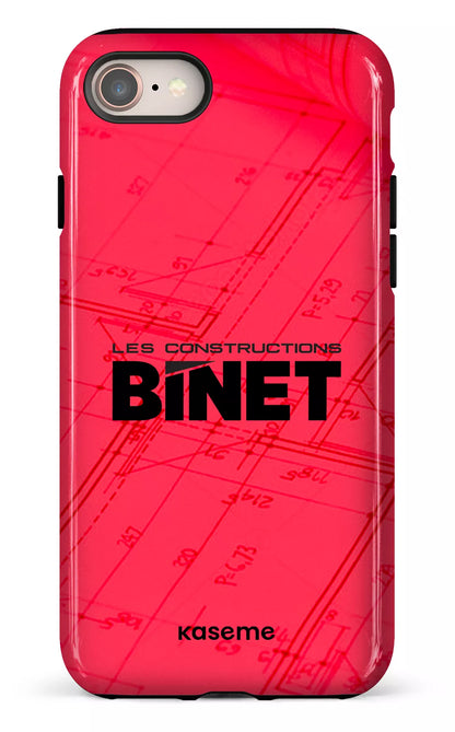 iPhone 7/8 Tough Constructions Binet Rouge -