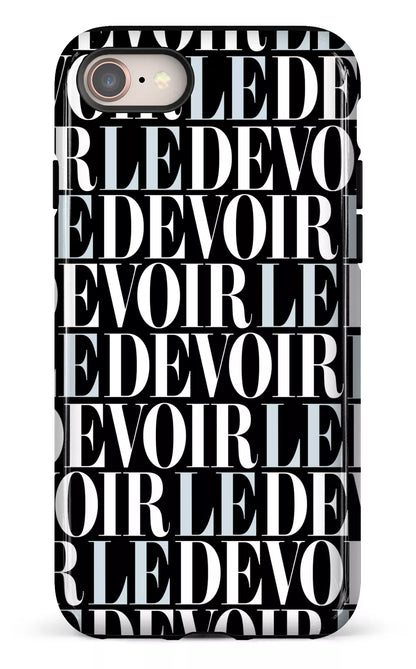 iPhone 7/8 Tough Le Devoir — Gros logos -