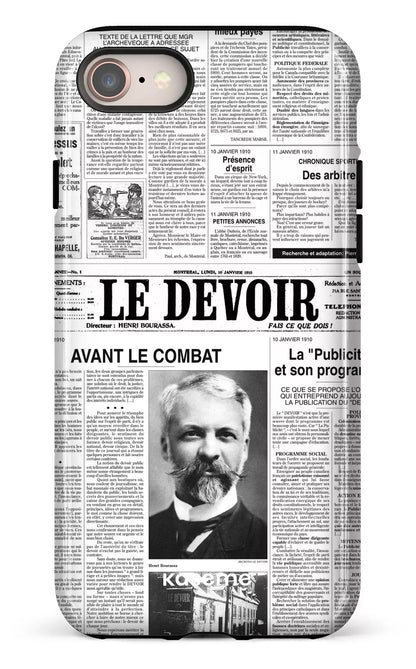 iPhone 7/8 Tough Le Devoir — Premier édito -
