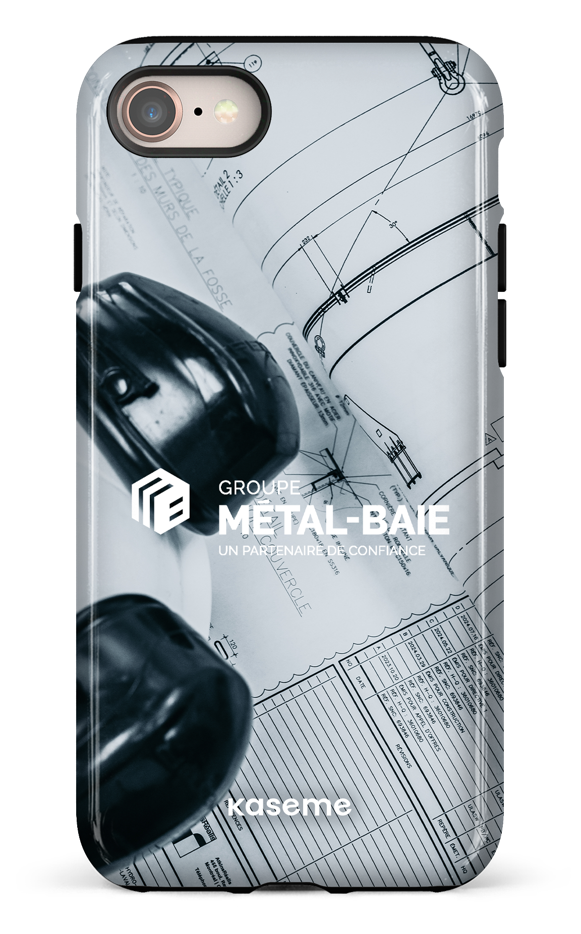 iPhone 7/8 Tough Le plan par Métal-Baie -