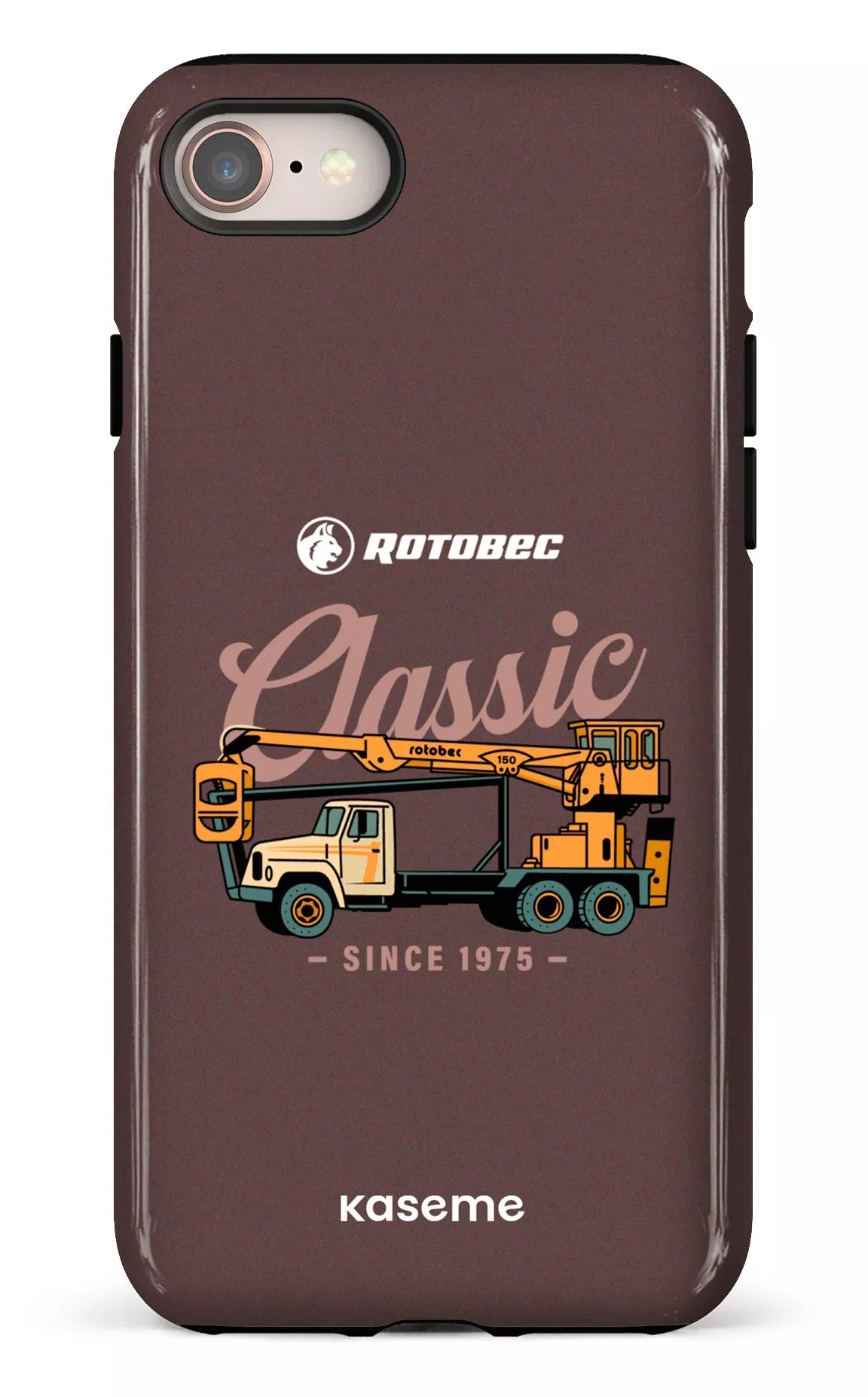 iPhone 7/8 Tough Rotobec Brun "Classic" -