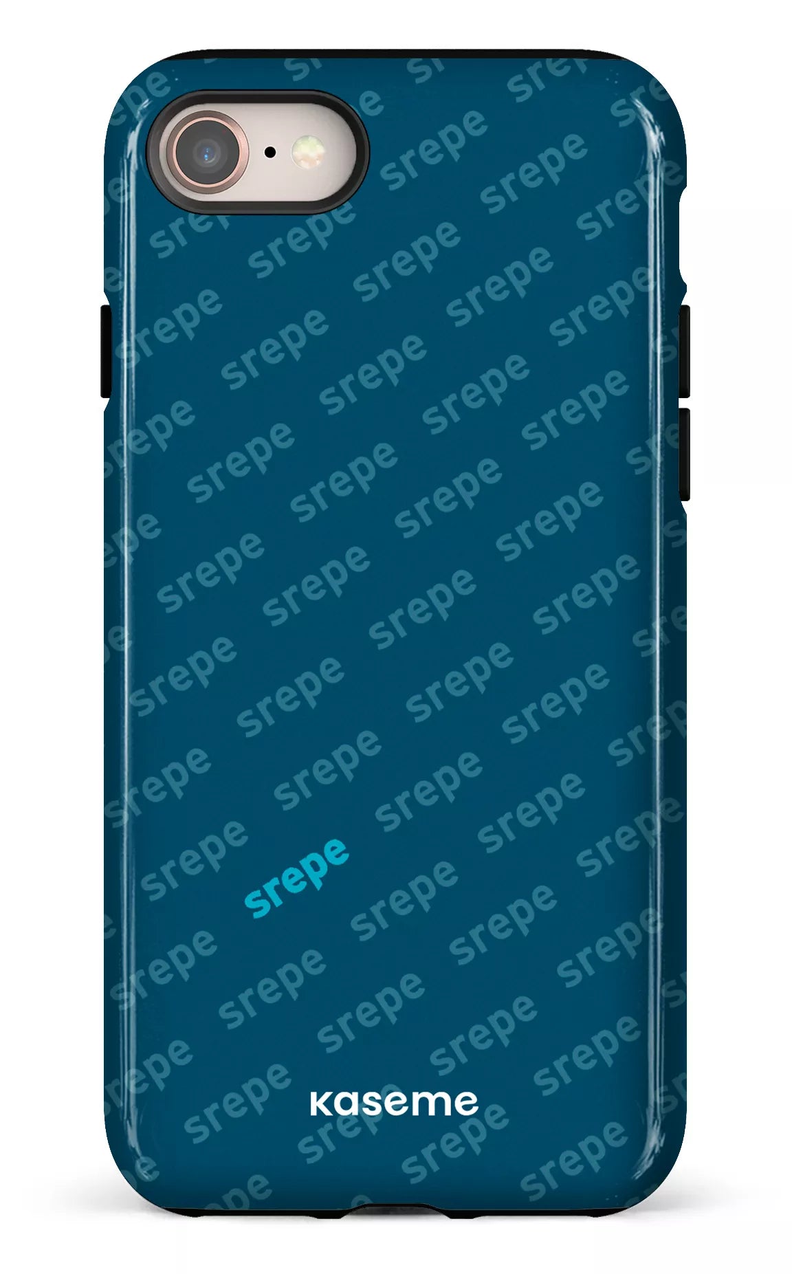 iPhone 7/8 Tough SREPE Pattern Bleu x Turquoise -