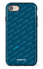 iPhone 7/8 Tough SREPE Pattern Bleu x Turquoise -