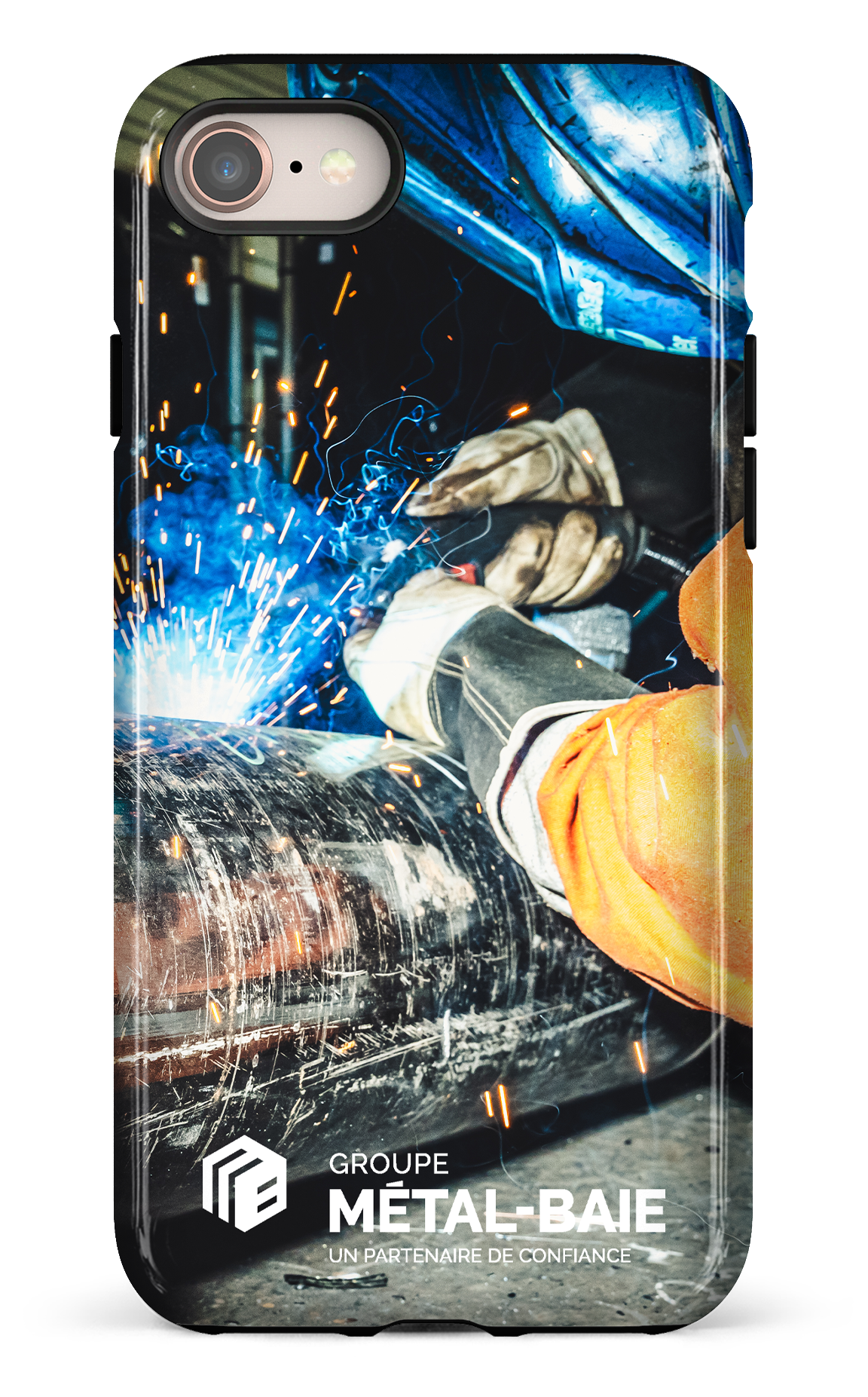 iPhone 7/8 Tough Soudure par Métal-Baie -