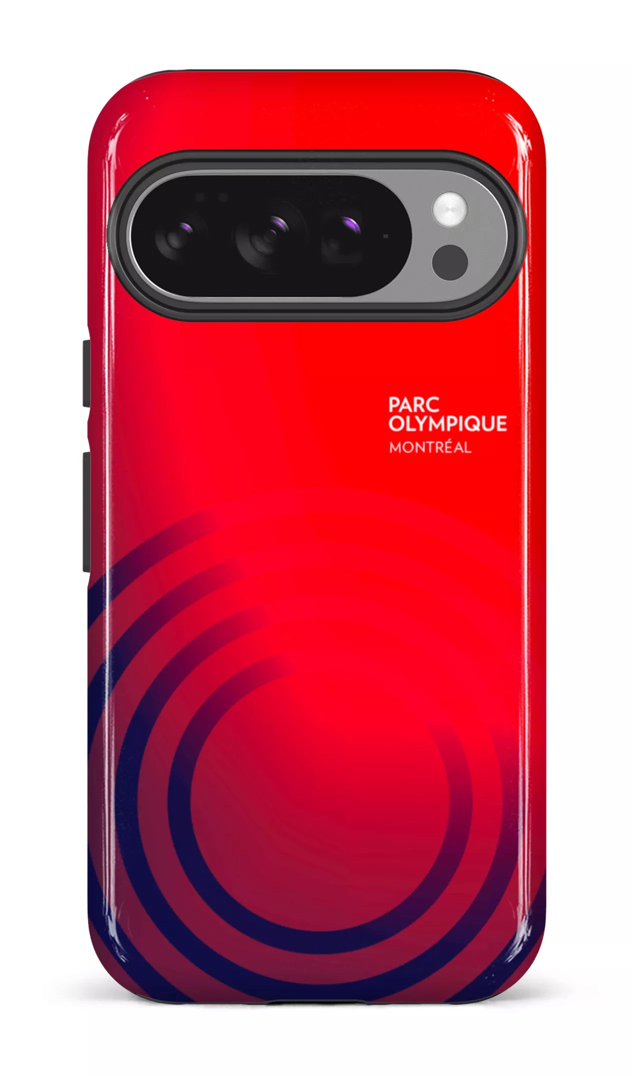Google Pixel 10 Pro Impact (Gloss) Parc Olympique - Logo Rouge/Bleu -
