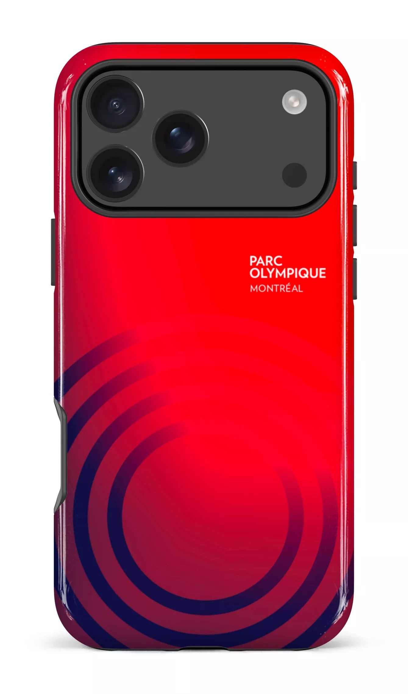 iPhone 17 Pro Max Impact Case Parc Olympique - Logo Rouge/Bleu -