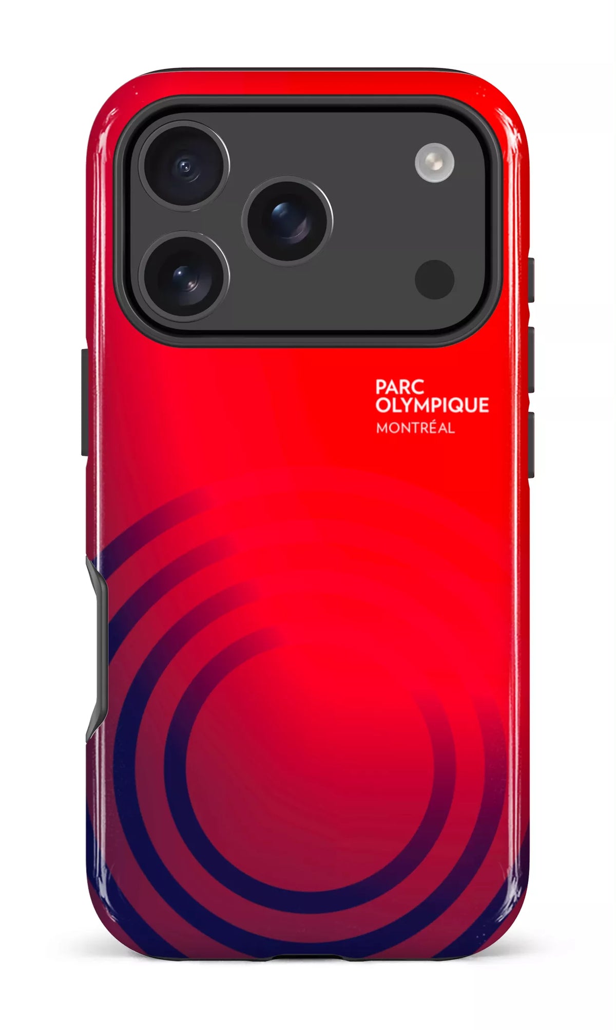 iPhone 17 Pro Impact Case Parc Olympique - Logo Rouge/Bleu -