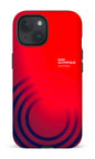 iPhone 15 Tough (Matte) Parc Olympique - Logo Rouge/Bleu -