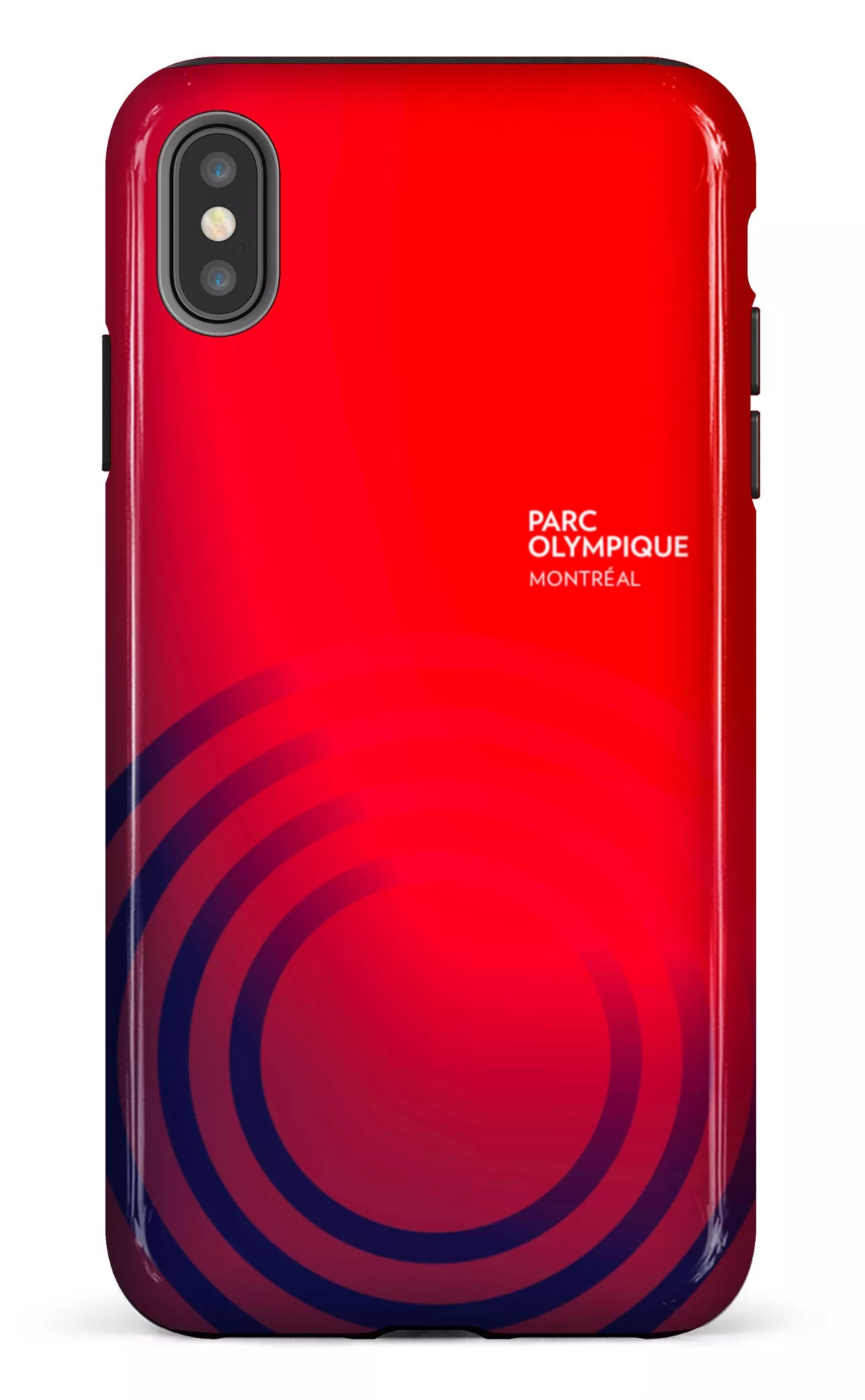 iPhone XS Max tough Parc Olympique - Logo Rouge/Bleu -