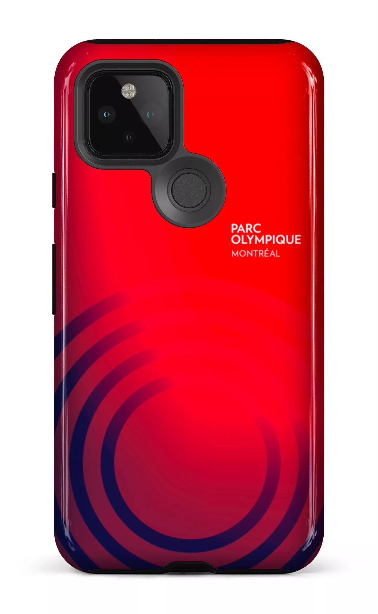 Google Pixel 5 Tough Parc Olympique - Logo Rouge/Bleu -