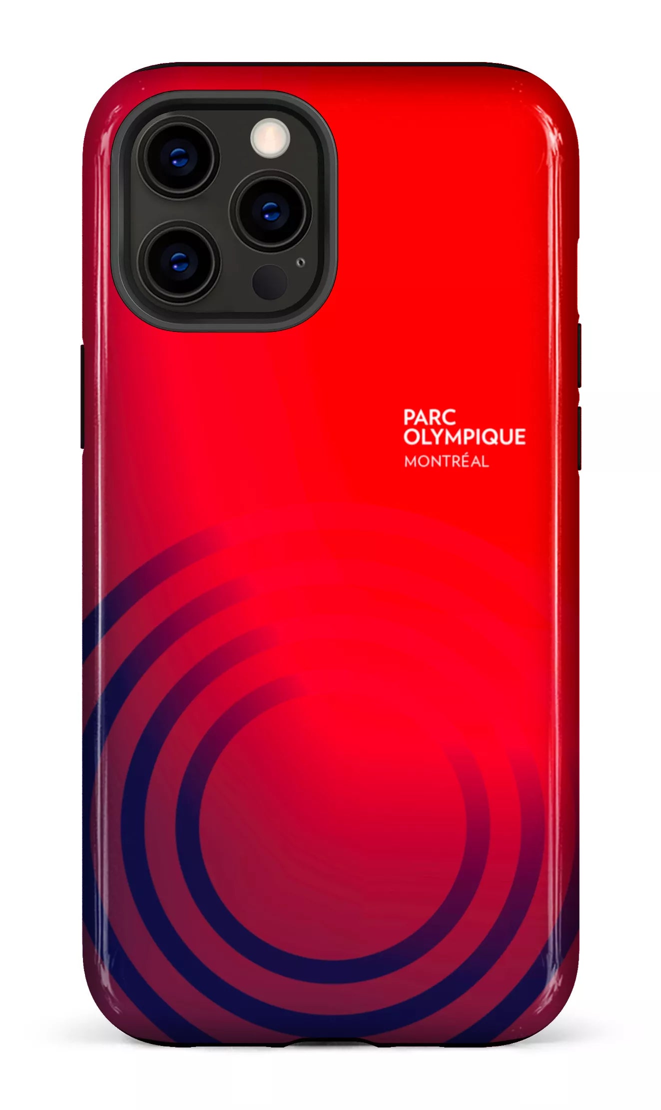 iPhone 12 Pro Max Tough Parc Olympique - Logo Rouge/Bleu -