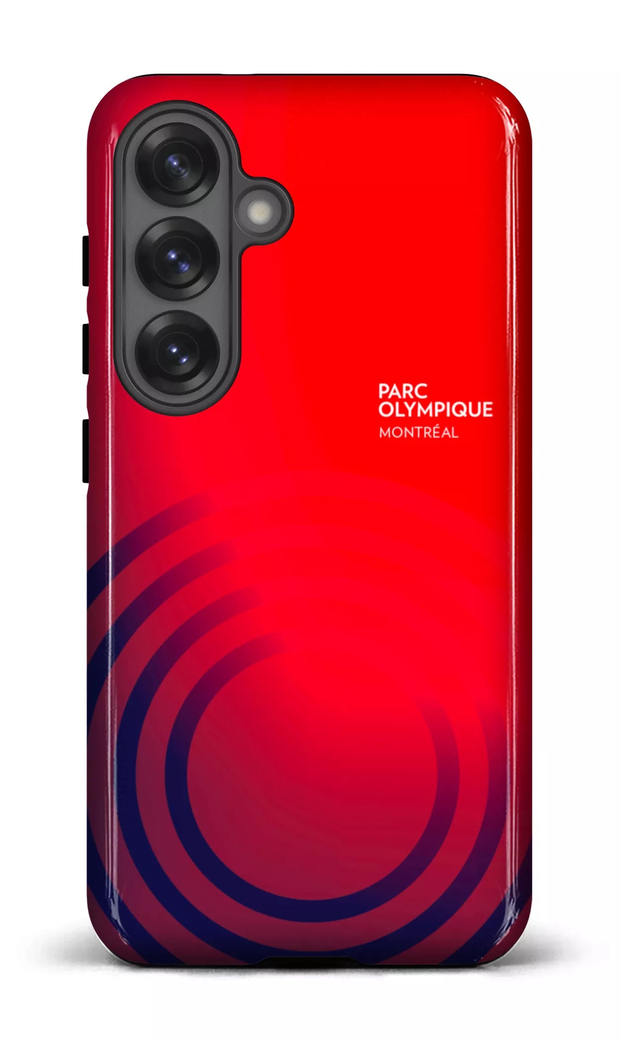 Galaxy S25 Tough (Gloss) Parc Olympique - Logo Rouge/Bleu -