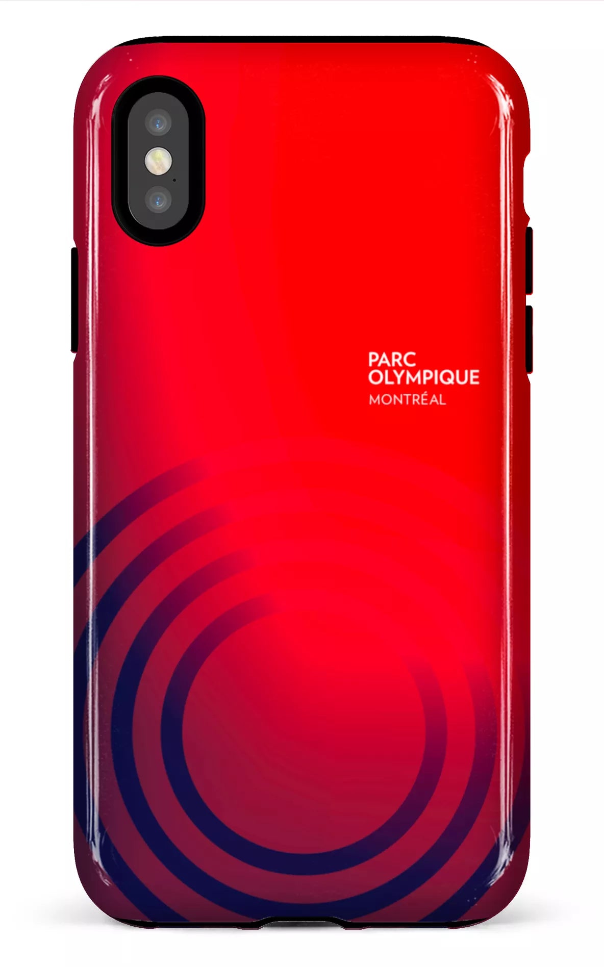 iPhone X/XS Tough Parc Olympique - Logo Rouge/Bleu -