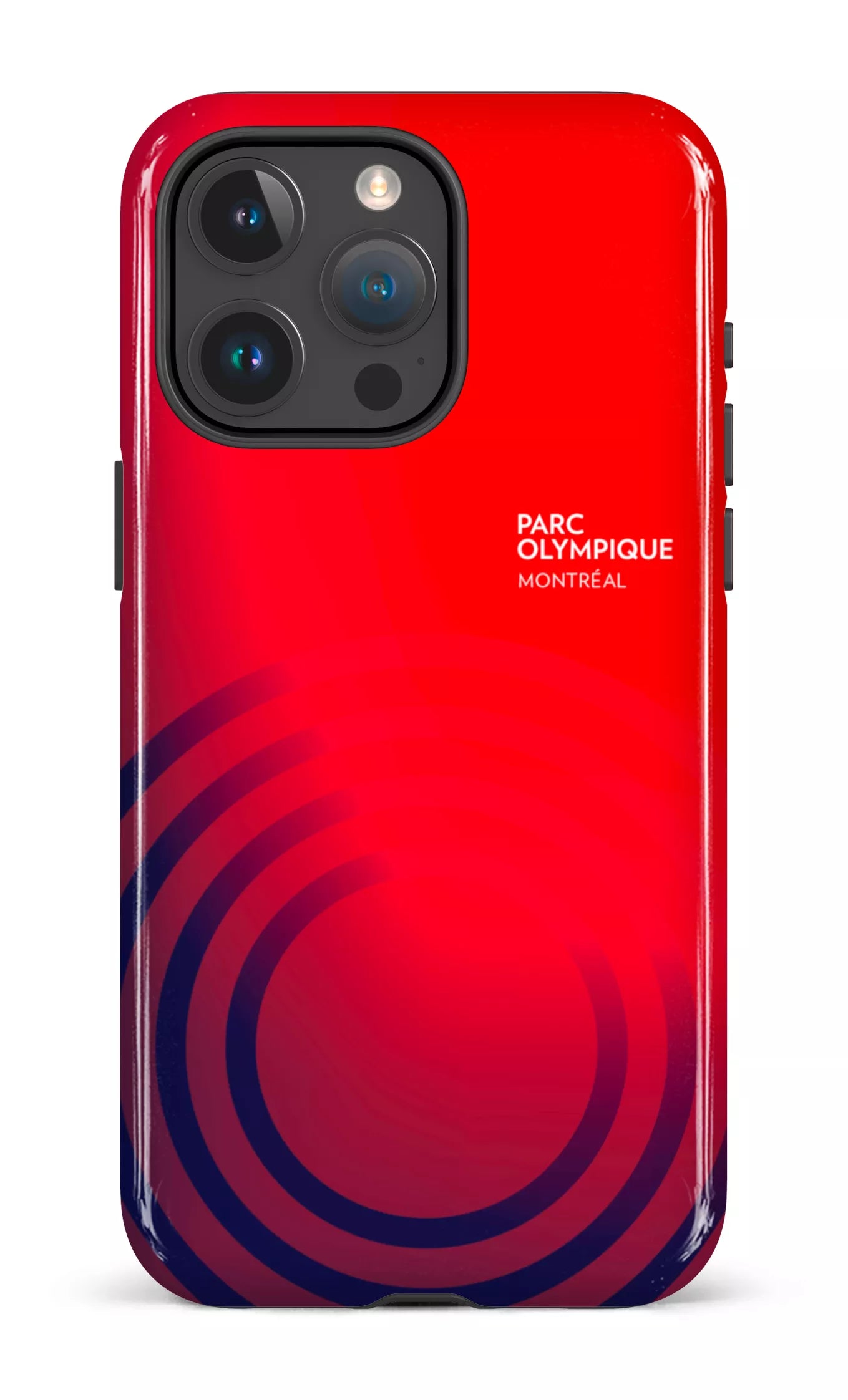 iPhone 15 Pro Max Tough Parc Olympique - Logo Rouge/Bleu -