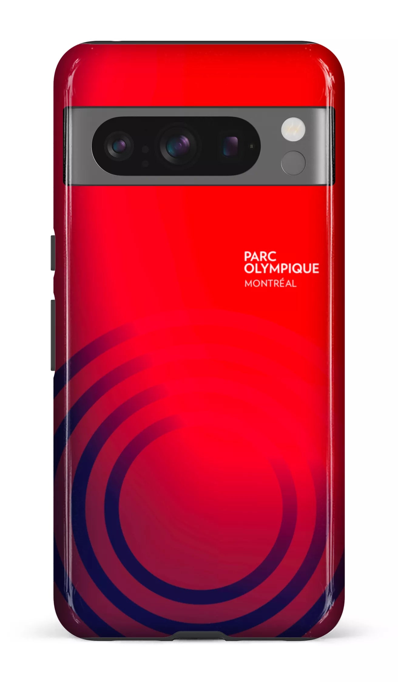 Google Pixel 8 Pro Tough Gloss Parc Olympique - Logo Rouge/Bleu -