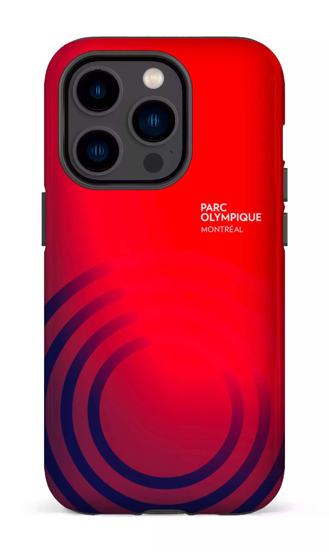iPhone 14 Pro Tough Parc Olympique - Logo Rouge/Bleu -