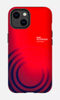 iPhone 14 Tough Matte Parc Olympique - Logo Rouge/Bleu -