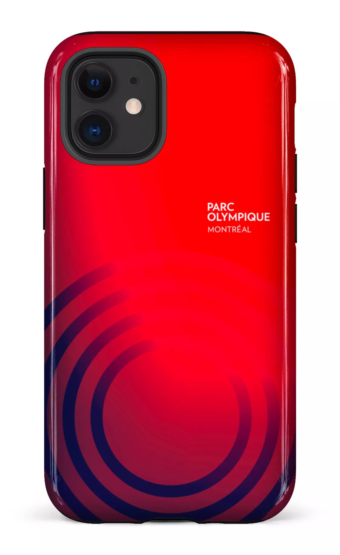 iPhone 12 Mini Tough Parc Olympique - Logo Rouge/Bleu -