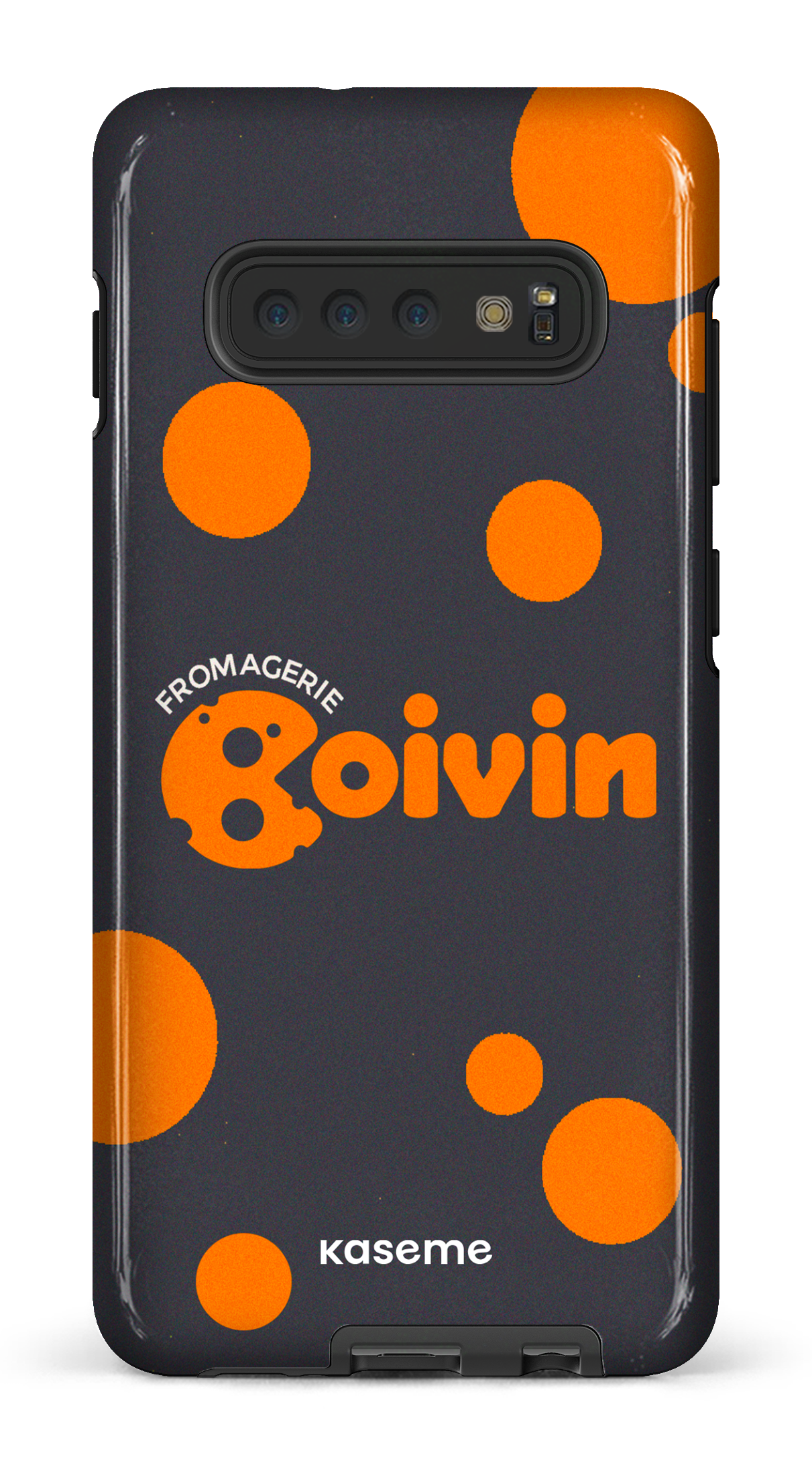 Galaxy S10 Plus Tough Boivin Gris x Ronds -
