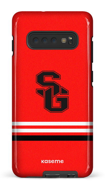 Galaxy S10 Plus Tough Dragons PSG Rouge -