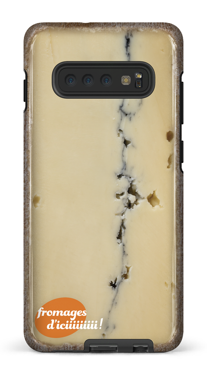 Galaxy S10 Plus Tough Fromage Cendré Logo -