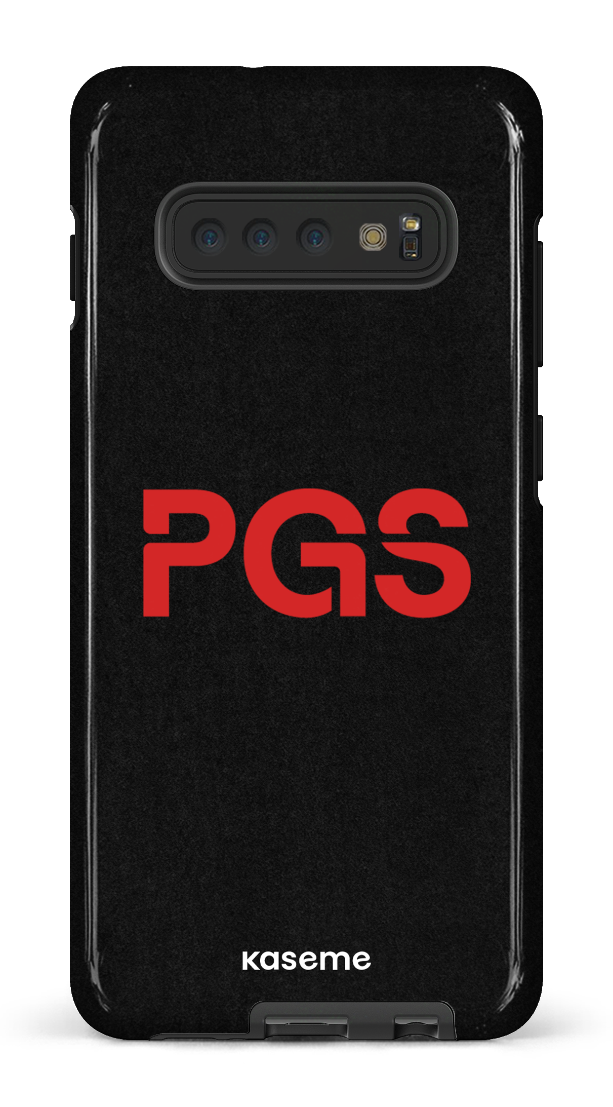 Galaxy S10 Plus Tough PGS Noir&Rouge -