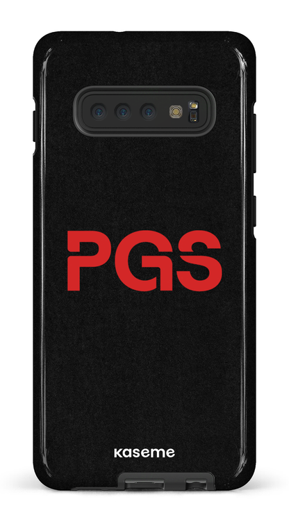 Galaxy S10 Plus Tough PGS Noir&Rouge -