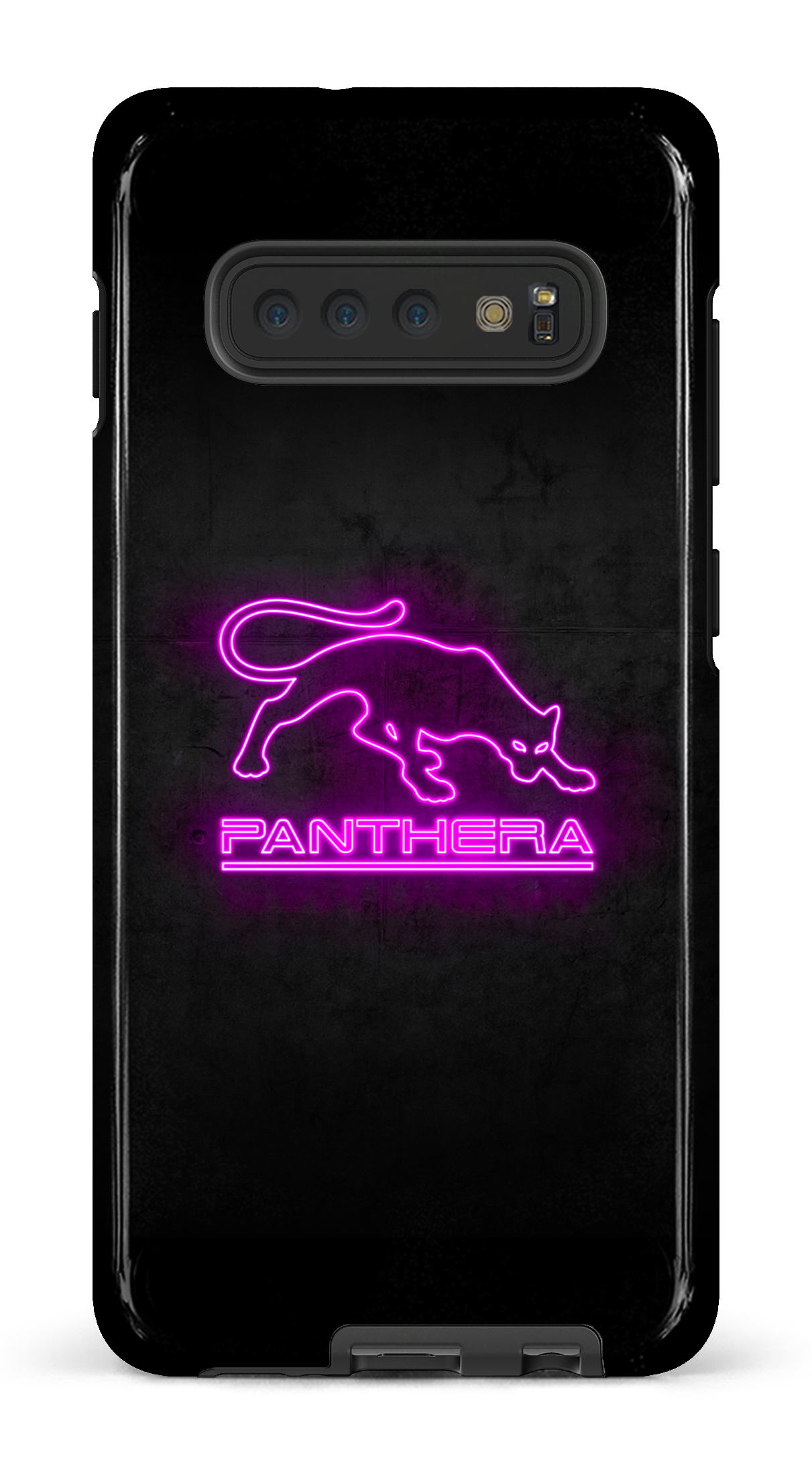 Galaxy S10 Plus Tough Panthera Logo Neon -