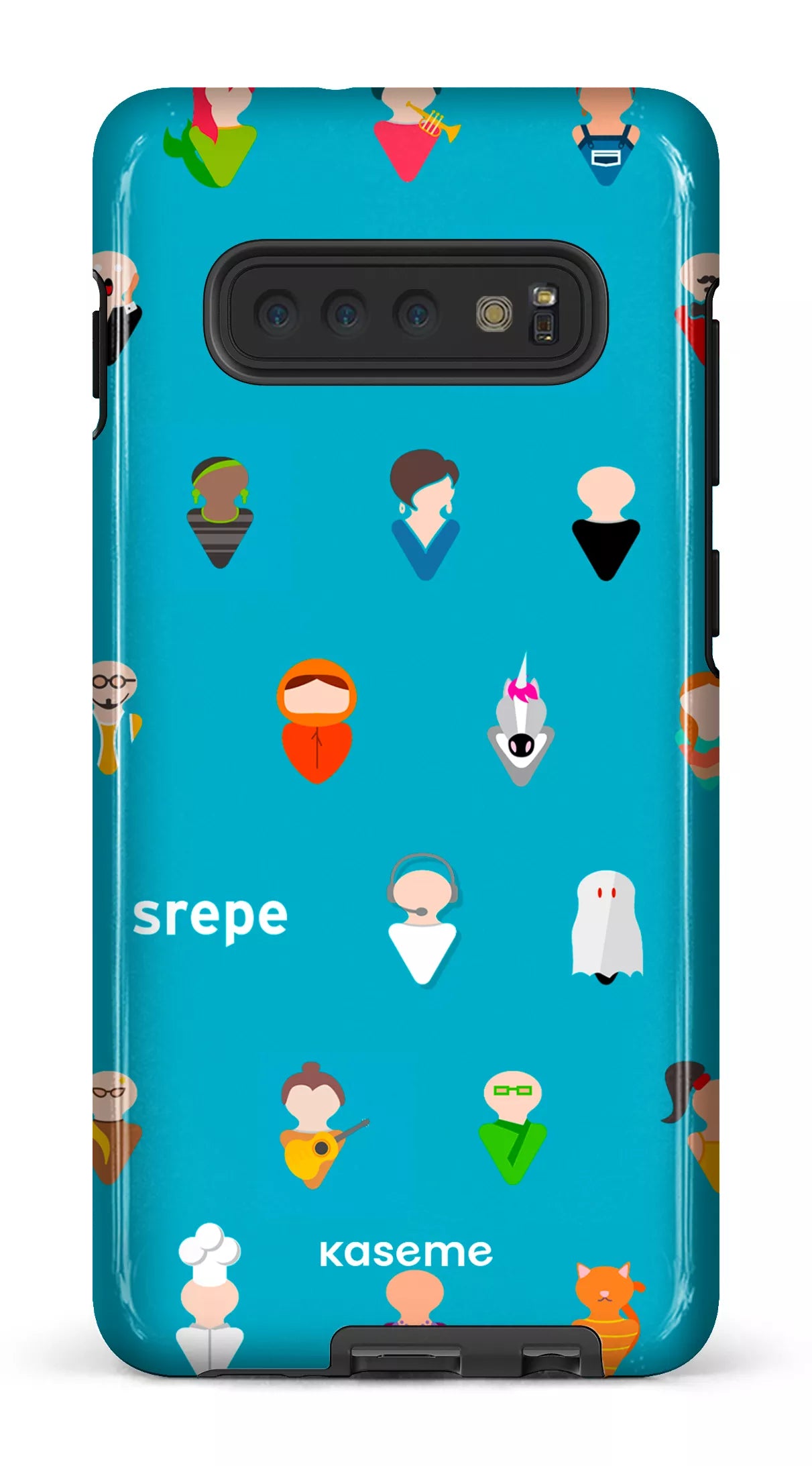 Galaxy S10 Plus Tough Personnages Turquoise -