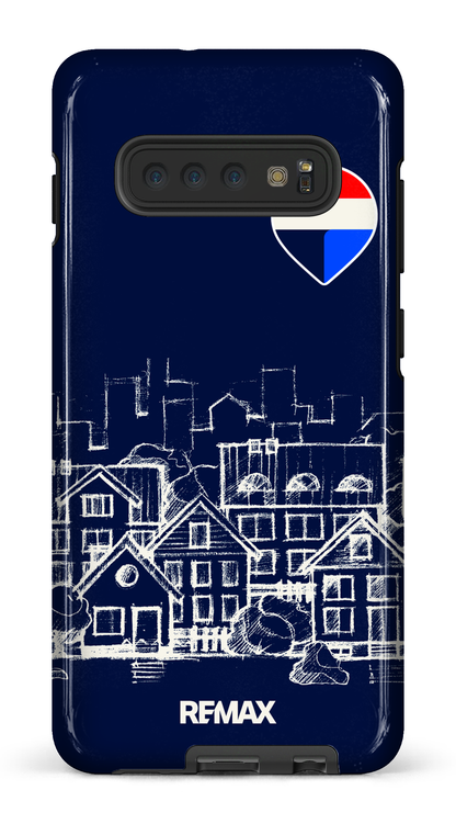 Galaxy S10 Plus Tough Remax Sketch Bleu -