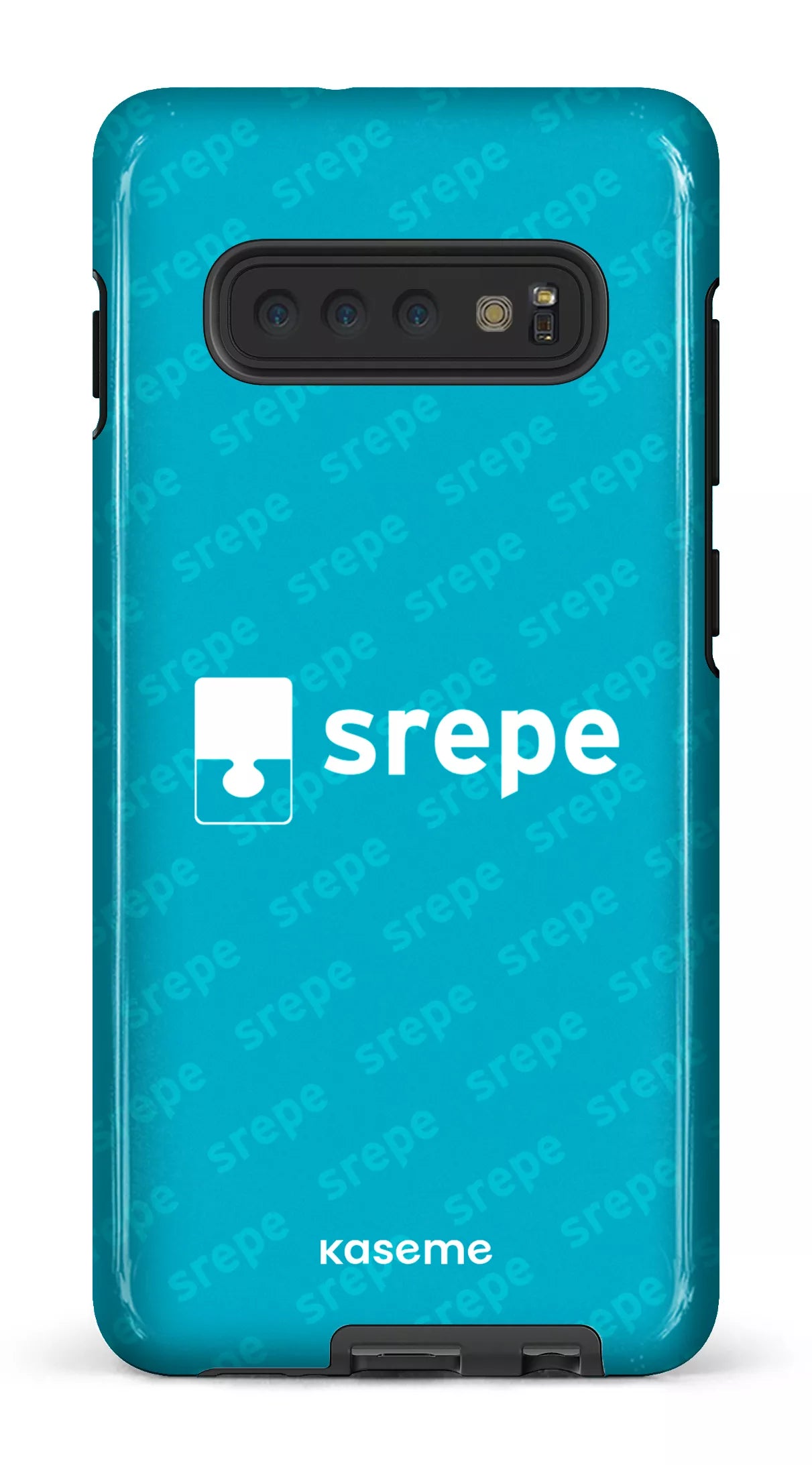 Galaxy S10 Plus Tough SREPE Pattern Turquoise -