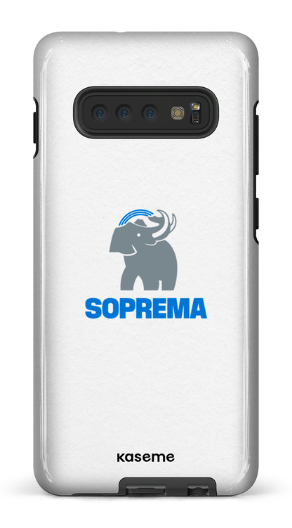 Galaxy S10 Plus Tough Soprema Blanc -