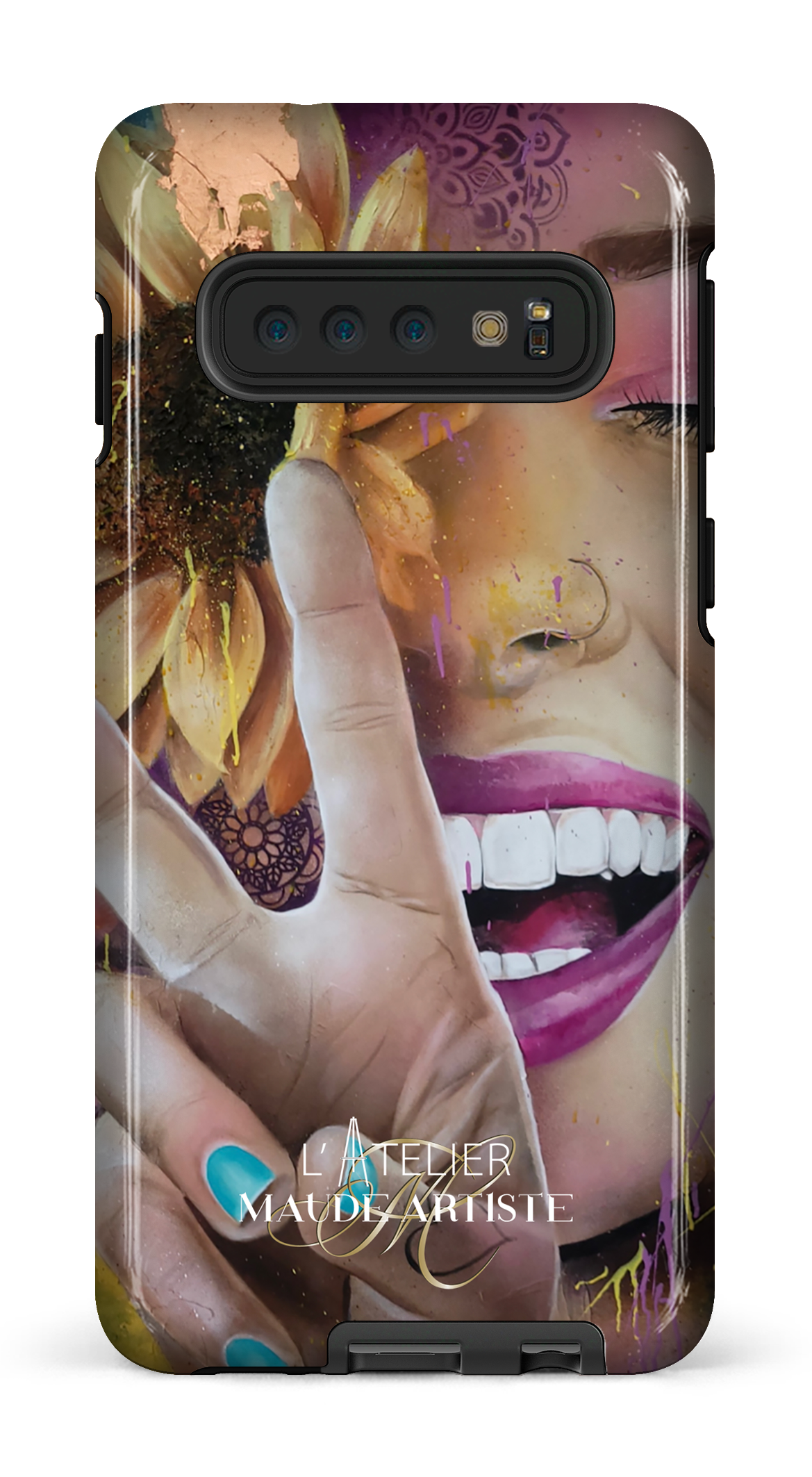 Galaxy S10 Tough Around Peace by Maude -