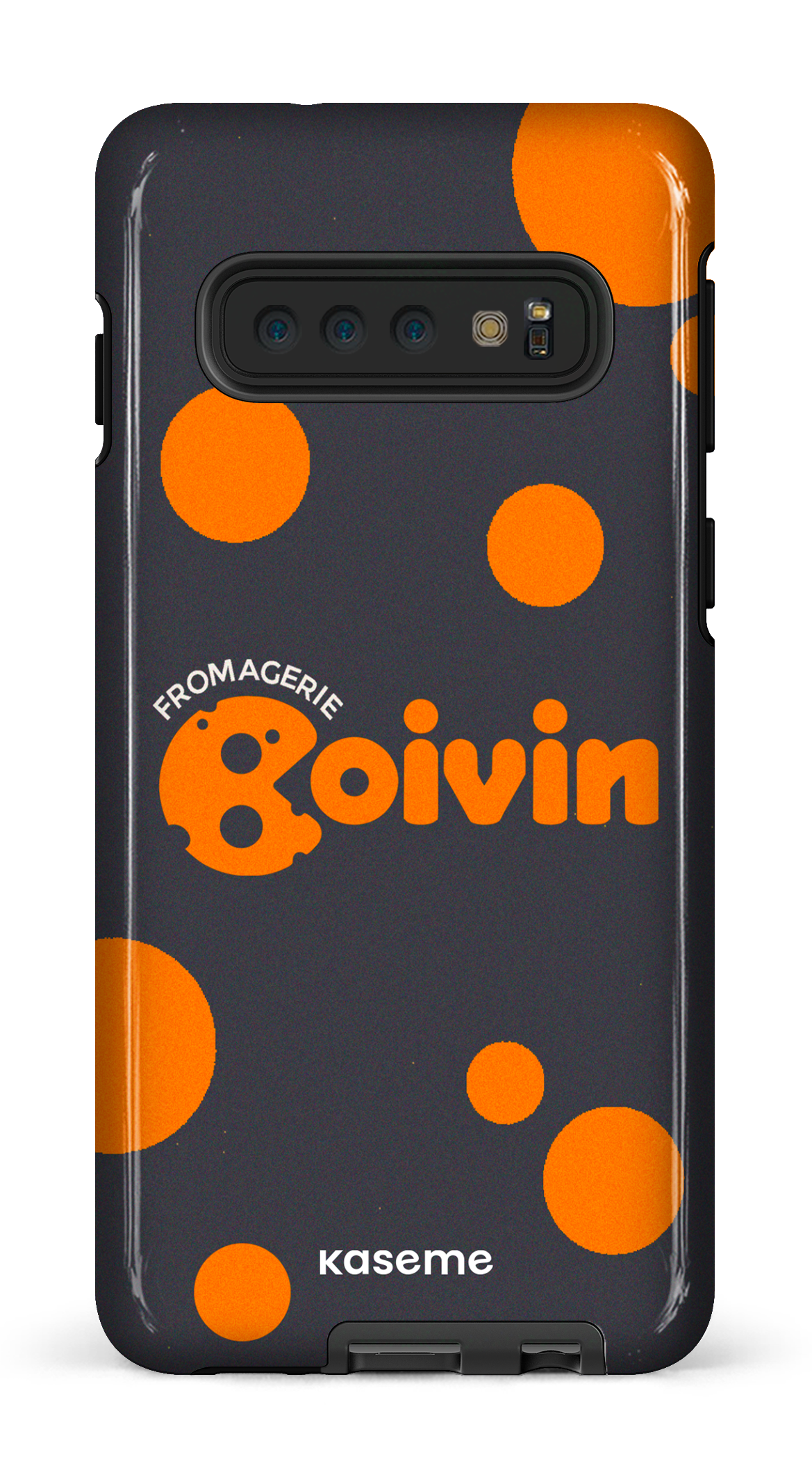 Galaxy S10 Tough Boivin Gris x Ronds -