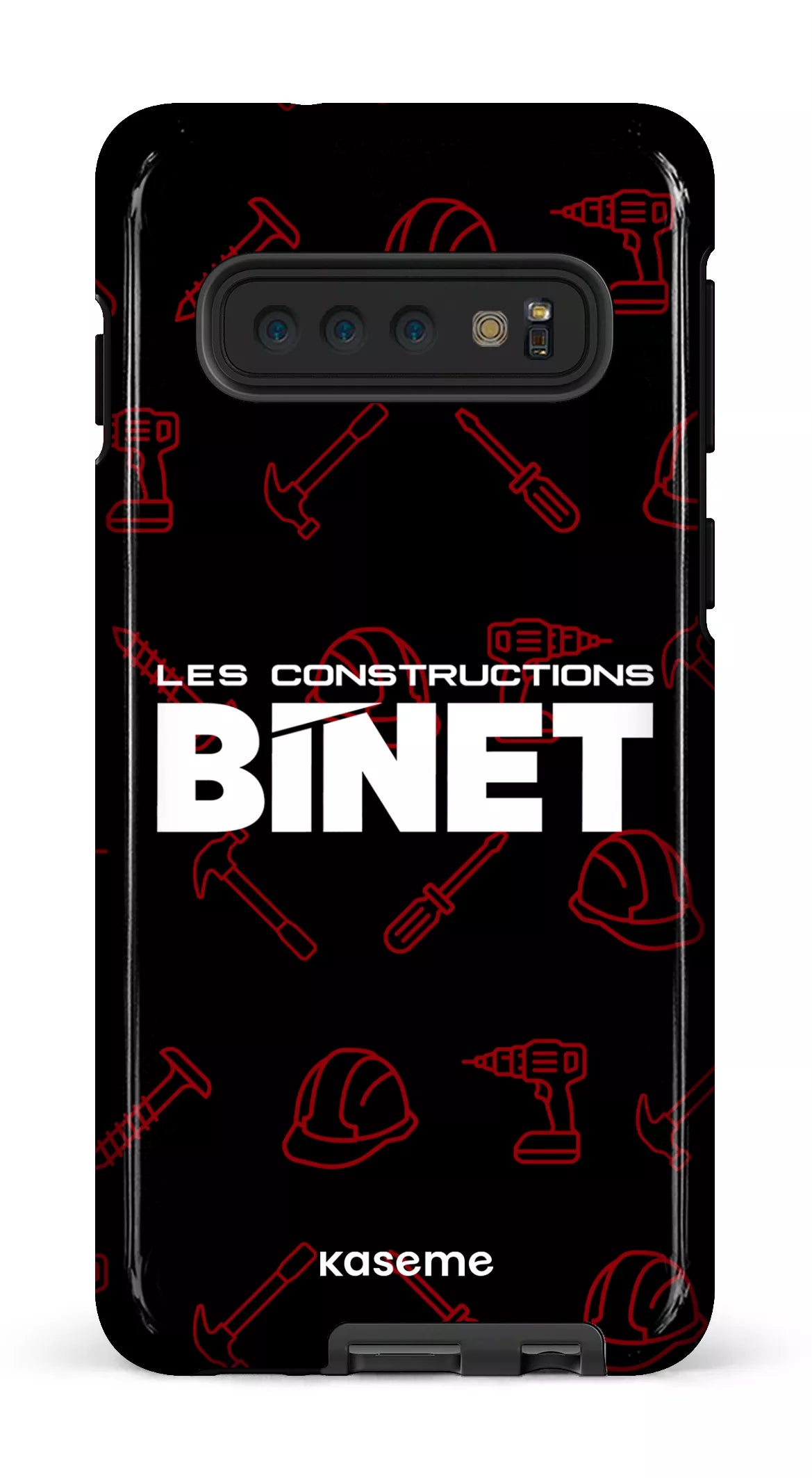 Galaxy S10 Tough Constructions Binet Noir -