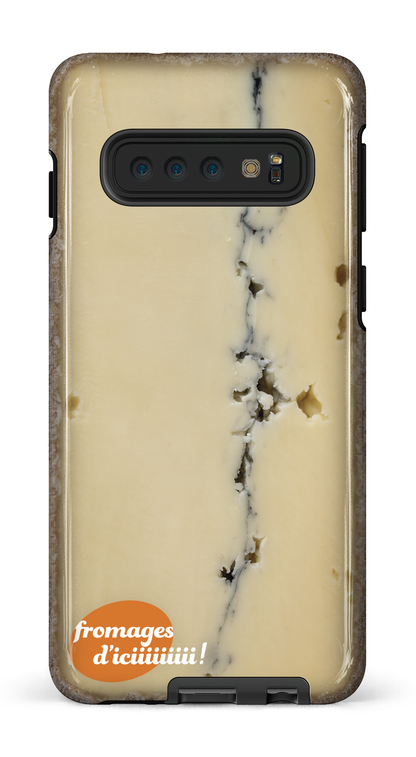Galaxy S10 Tough Fromage Cendré Logo -