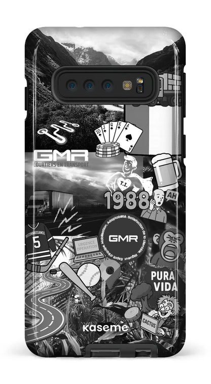 Galaxy S10 Tough GMR Collage Noir et Blanc -