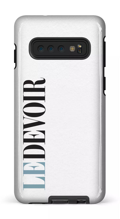 Galaxy S10 Tough Le Devoir Blanc -