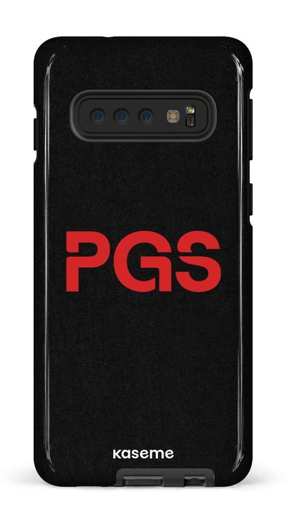 Galaxy S10 Tough PGS Noir&Rouge -