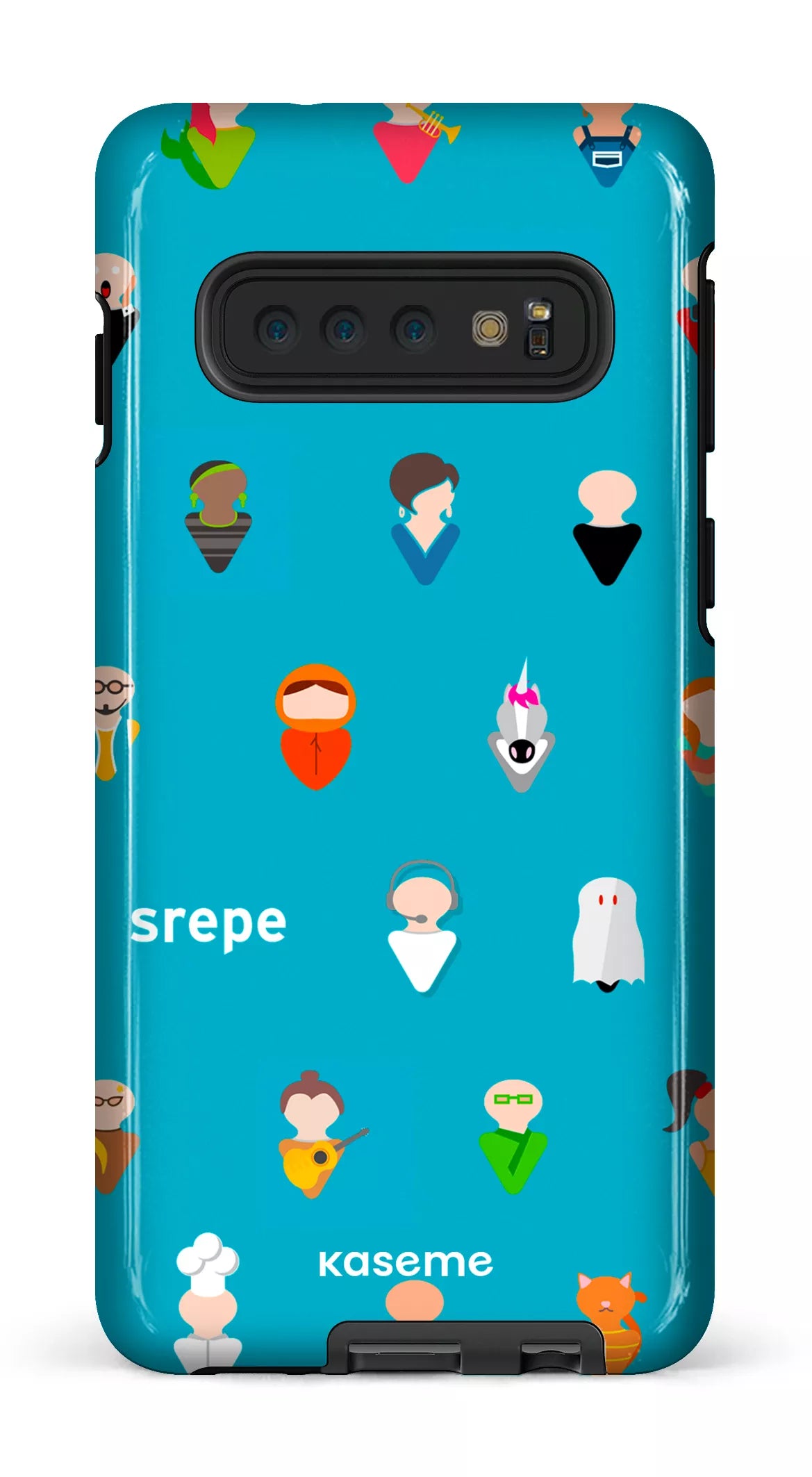 Galaxy S10 Tough Personnages Turquoise -