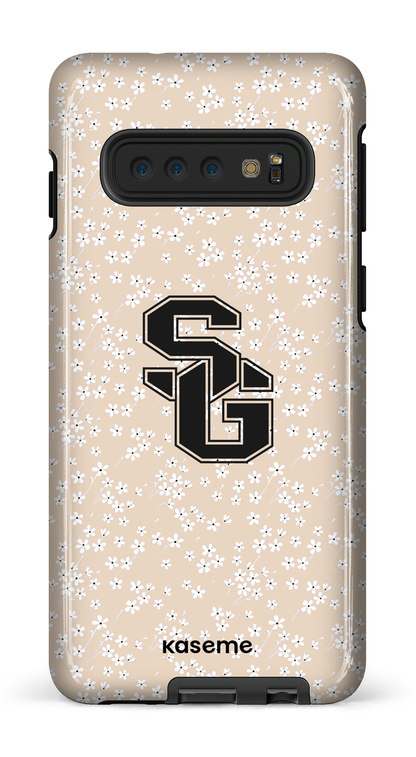 Galaxy S10 Tough Posy Beige x Dragons -