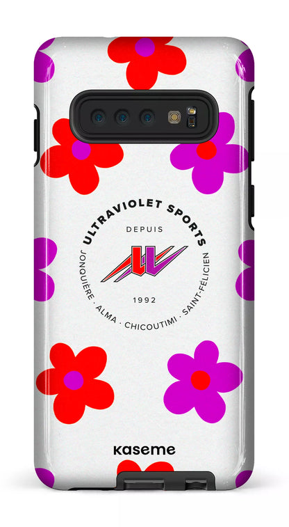 Galaxy S10 Tough UltraViolet Fleurs -