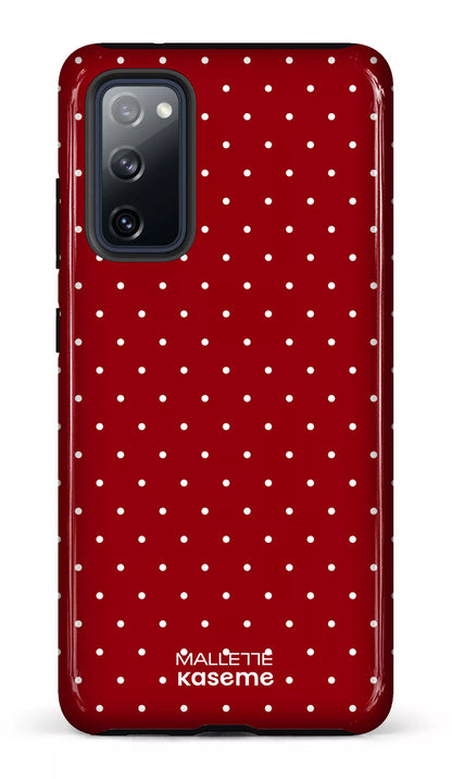 Galaxy S20 FE Tough Ditsy Rouge x Mallette -
