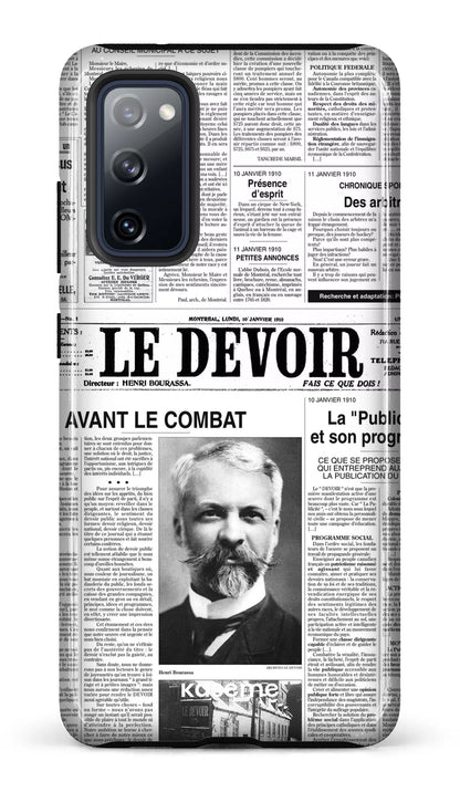 Galaxy S20 FE Tough Le Devoir — Premier édito -