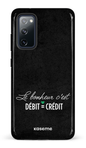 Galaxy S20 FE Tough Le bonheur c'est débit = crédit (noir) -