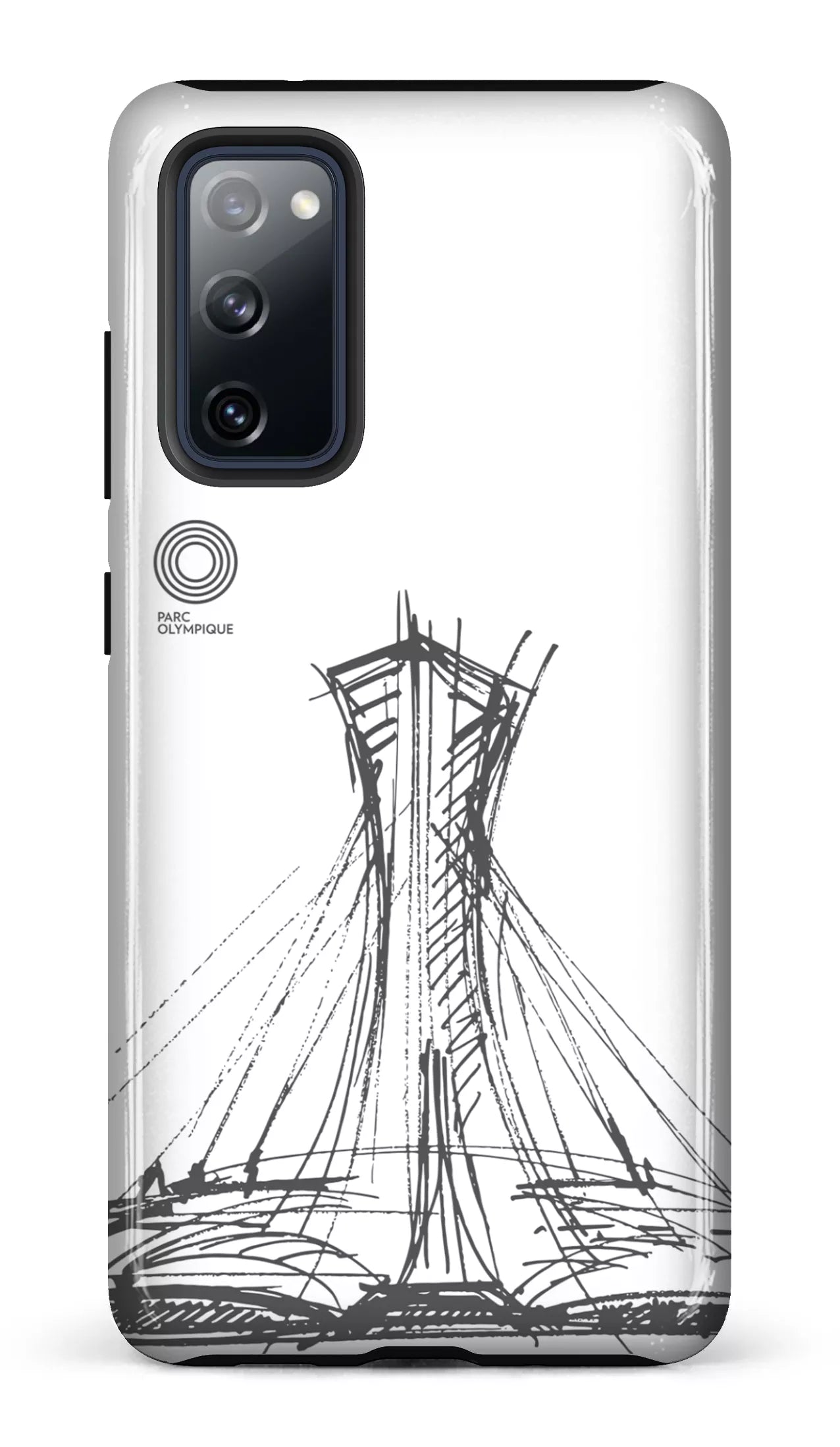 Galaxy S20 FE Tough Parc Olympique - Croquis Blanc -