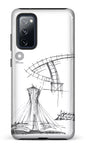Galaxy S20 FE Tough Parc Olympique - Croquis Plan Blanc -